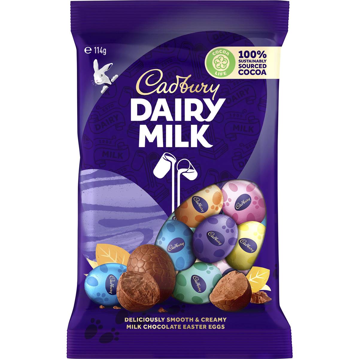 Cadbury Dairy Milk Chocolate Easter Eggs 114g