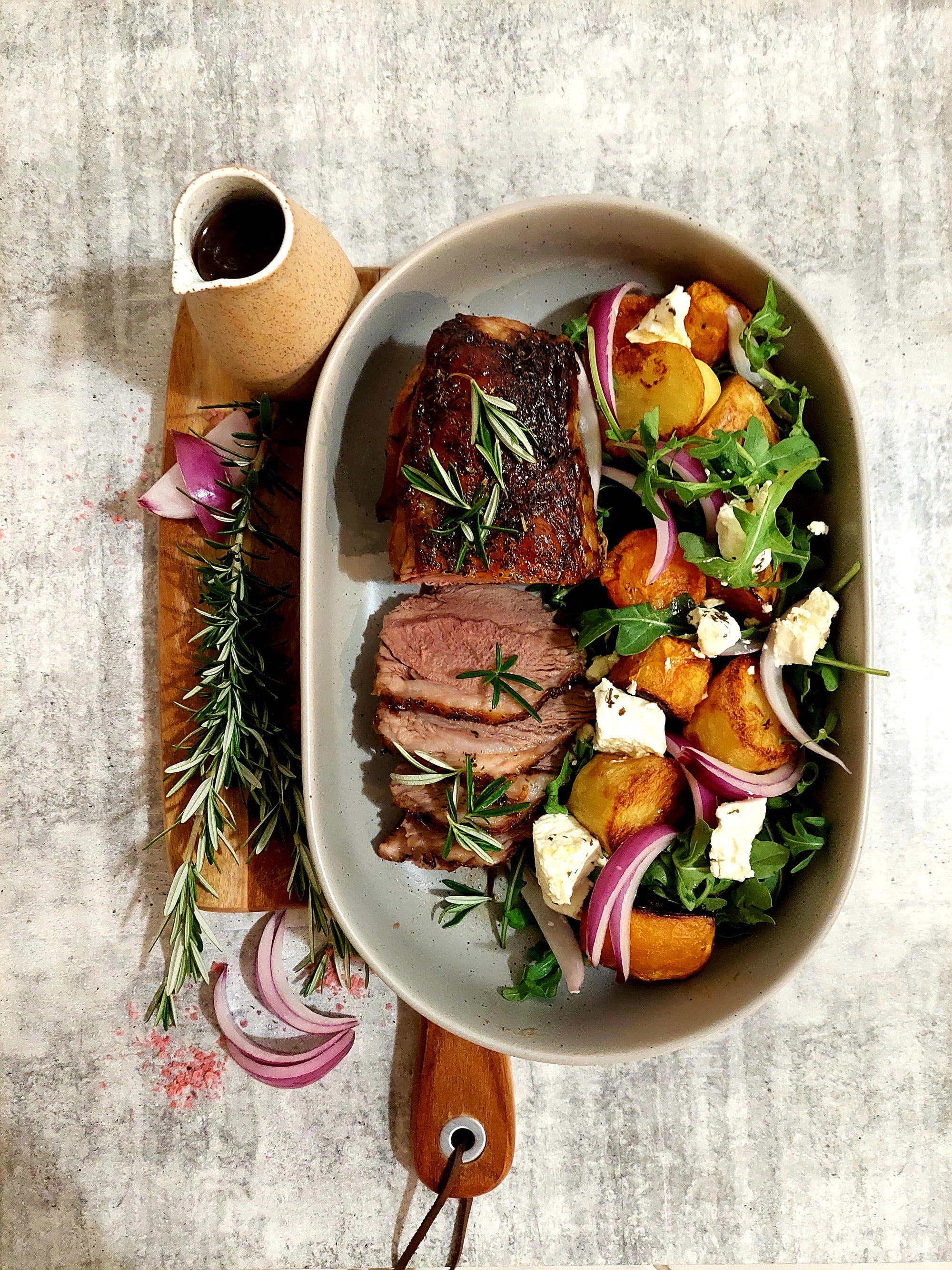 Minted Lamb Salad Dinner in a Box