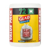 Glad Wavetop Tie Bag Size Medium 27L Value Pack 72