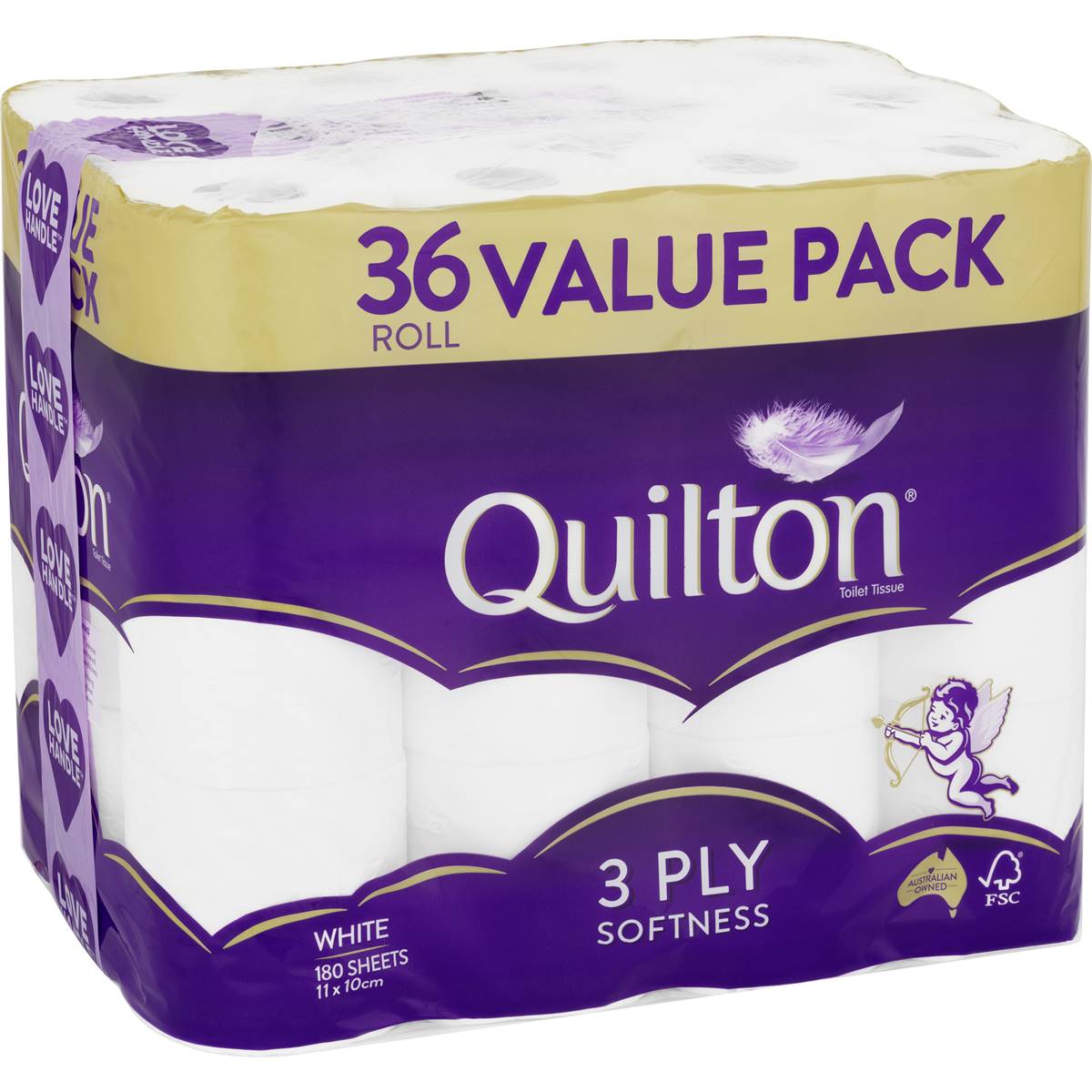 Quilton Toilet Paper 36 Rolls 3 Ply