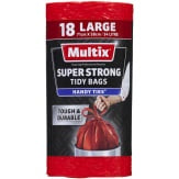 Multix Tidy Bag Super Strong Large 34L 18 pack