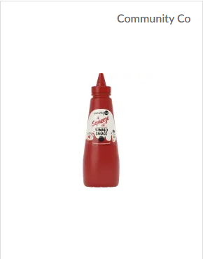 Community Co Tomato Sauce 500ml