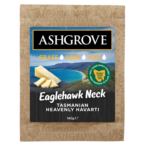 Ashgrove Eaglehawk Neck Tasmanian Heavenly Havarti Cheese 140g