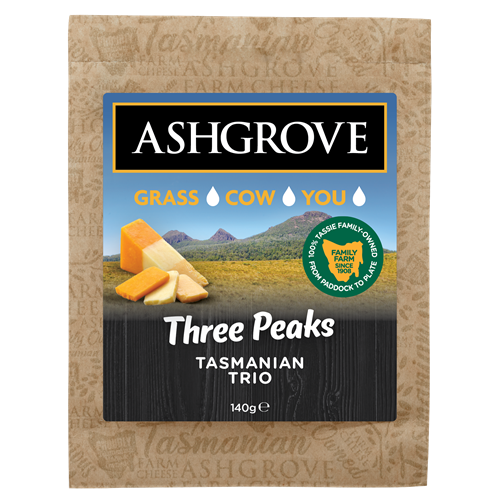 Ashgrove Three Peaks Tasmanian Trio Cheese 140g