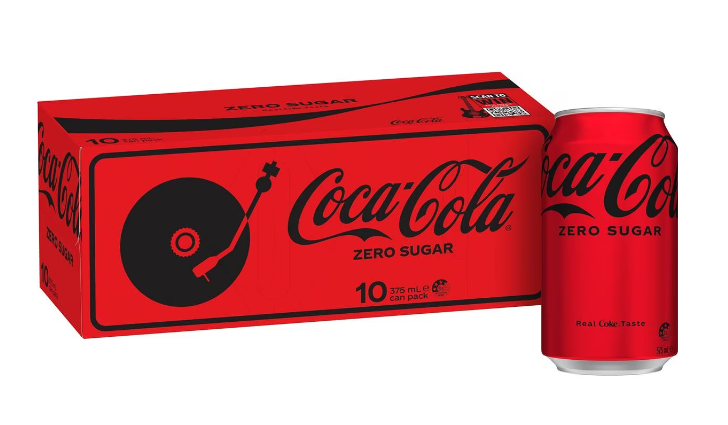 Coca Cola No Sugar 10 x 375ml