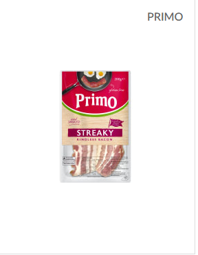 Primo Streaky Bacon 200g