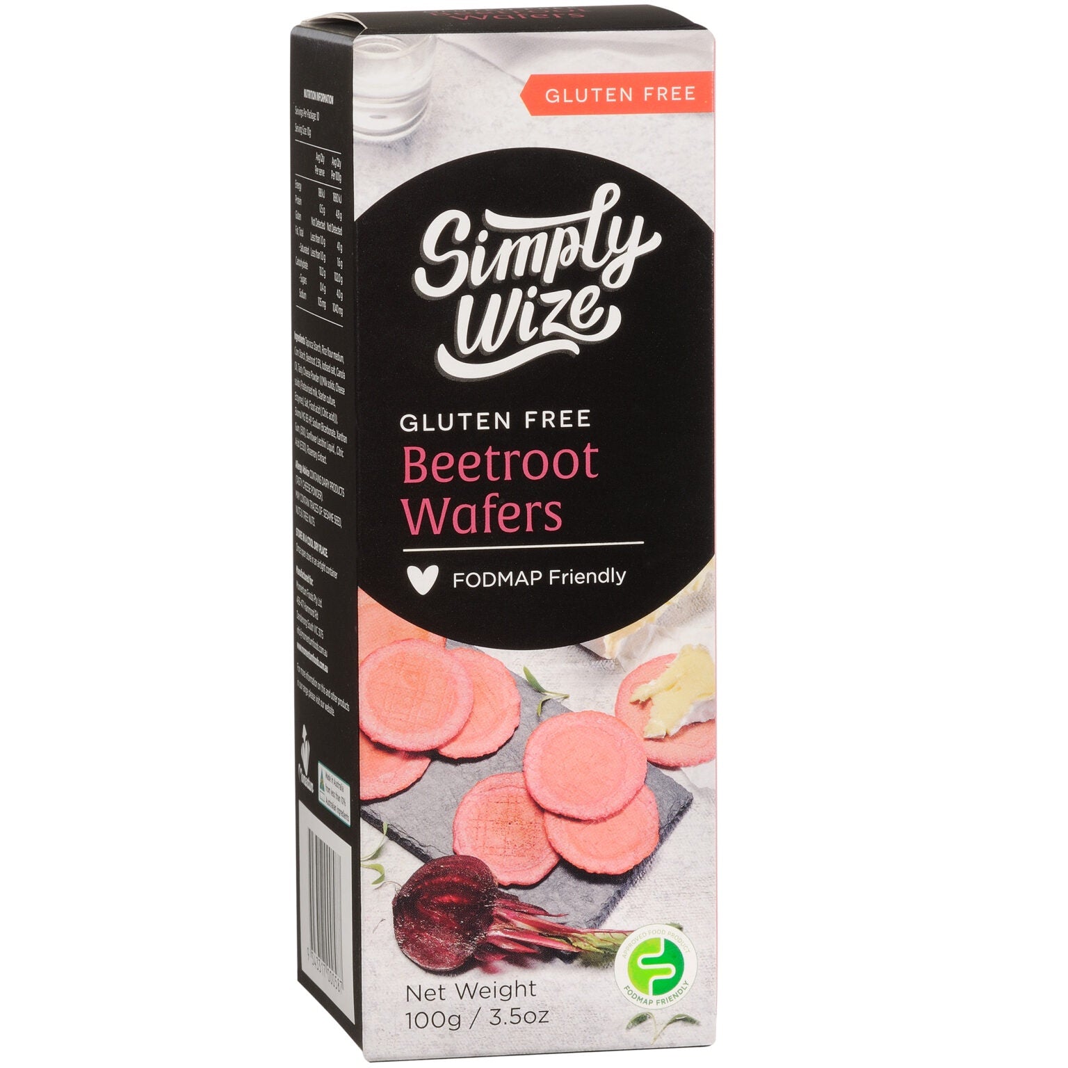 Simply Wize GF Beetroot Wafers 100g