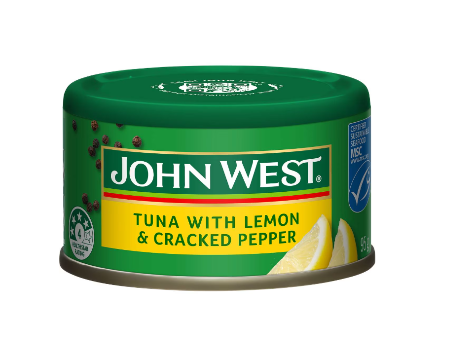 John West Tuna Lemon and Cracked Pepper 95g