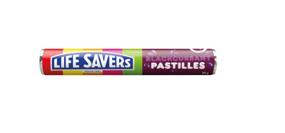 Life Savers Blackcurrant Pastilles 34g