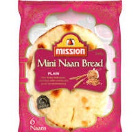 Mission Mini Naan Bread Plain 240g