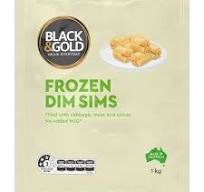 Black & Gold Dim Sims 1kg