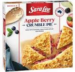 Sara Lee Apple & Berry Pie with Crumble 600g