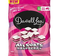 Darrell Lea Allsorts Raspberry 220g