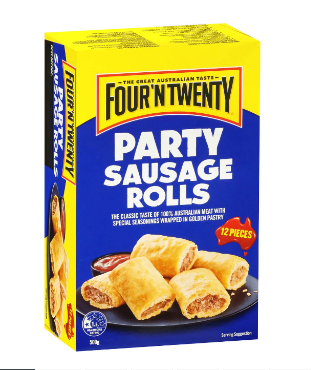 Four 'N Twenty Sausage Roll Party 12 Pack 500g