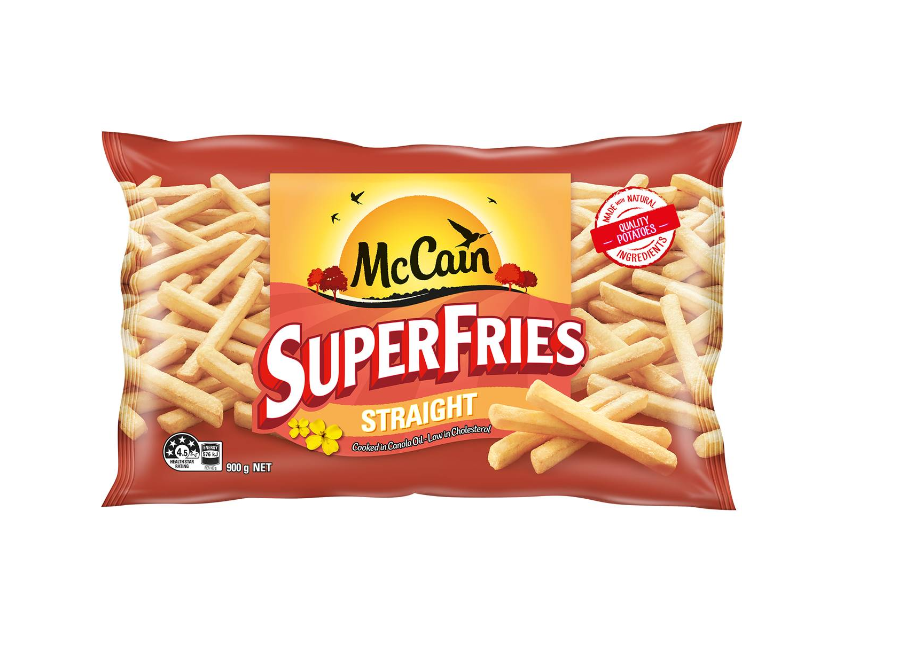 McCain Superfries Straight Cut 900g