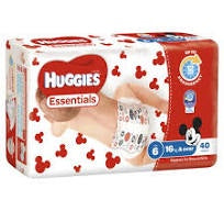 Huggies Essentials Nappies Size 6 16kg+ 40 pack