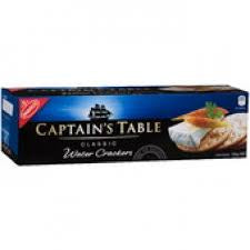 Captains Table Water Crackers Classic 125g