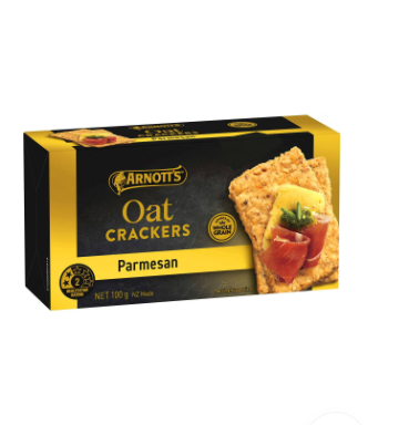 Arnott's Oat Crackers Parmesan 100g