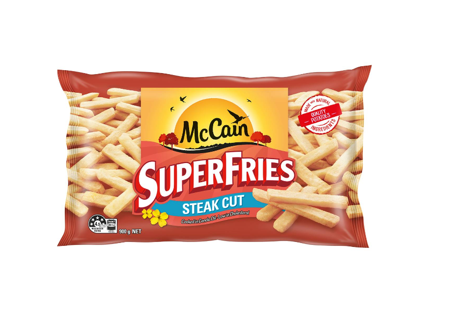 McCain Superfries Steak Cut 900g