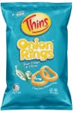 Thins Onion Rings Sourcream & Chives 85gm