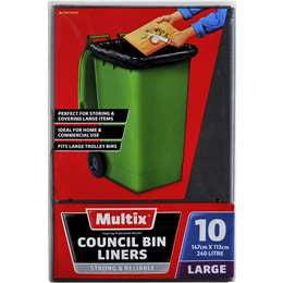 Multix Council Bin Liners 10 pack