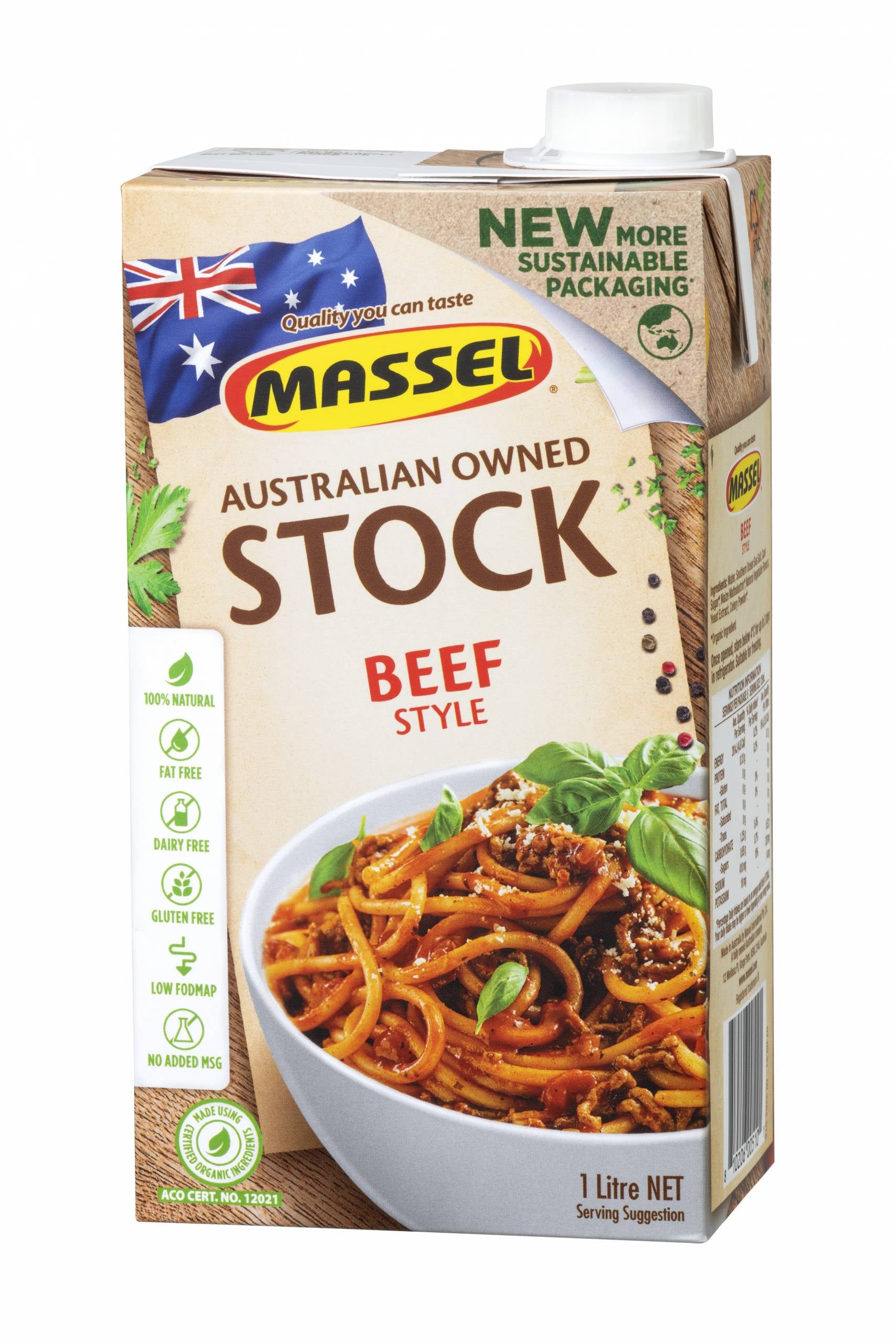 Massel Liquid Stock Beef Style 1L