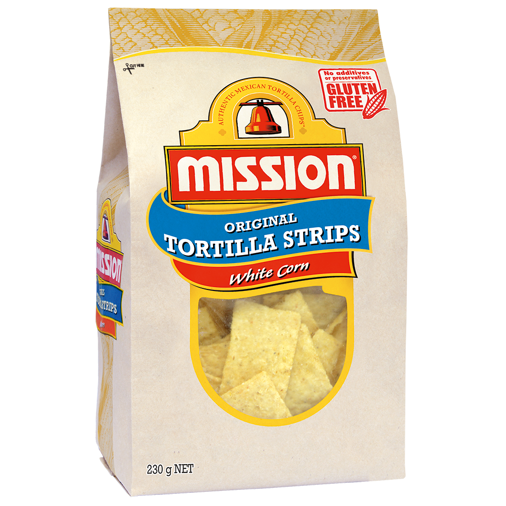 Mission Original Tortilla Strips White Corn 230g