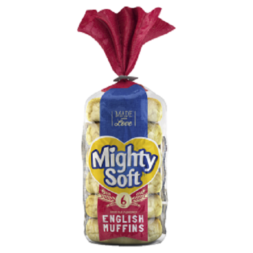 Mighty Soft English Muffins 6 pack