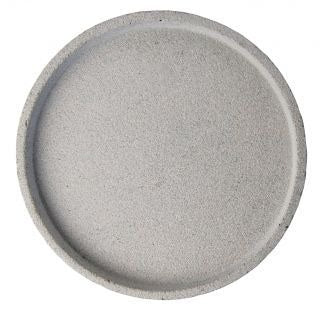 Concrete Round Tray - Natural Large