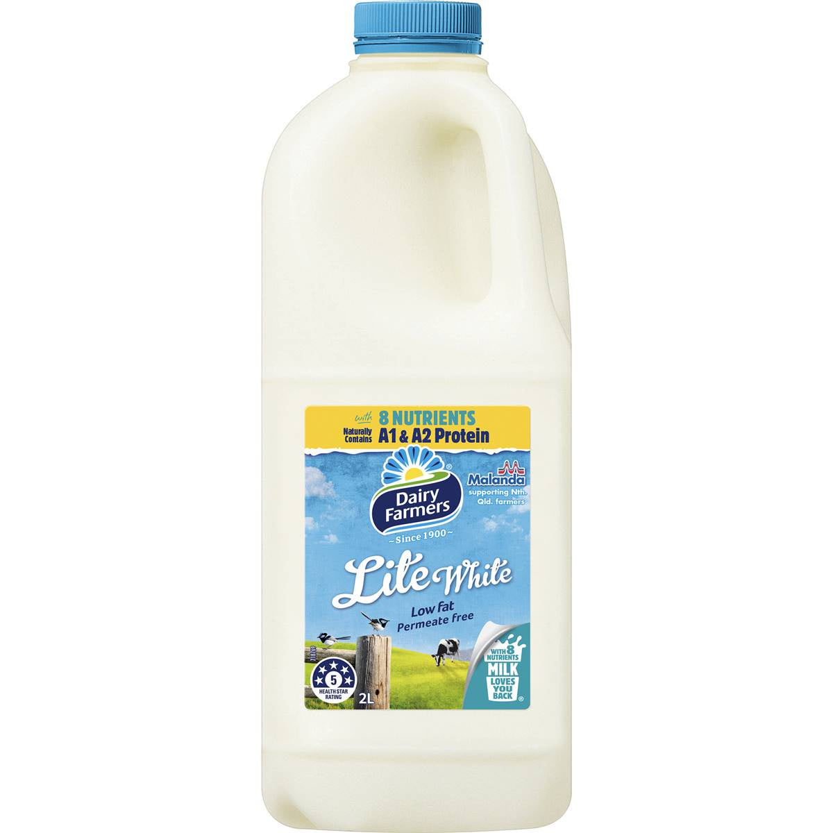 Dairy Farmers Lite Milk 2L