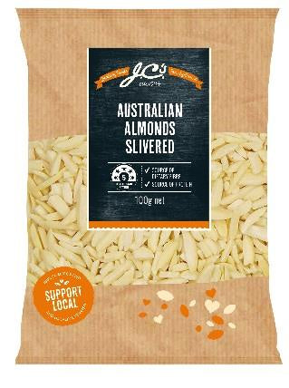 J.C's Australian Slivered Almonds 100g