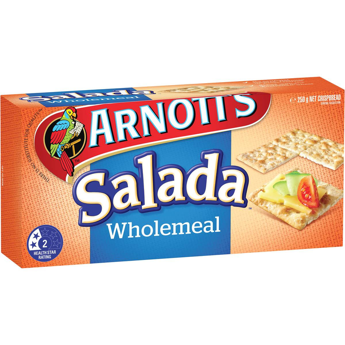 Arnott's Salada Crispbread Wholemeal 250g