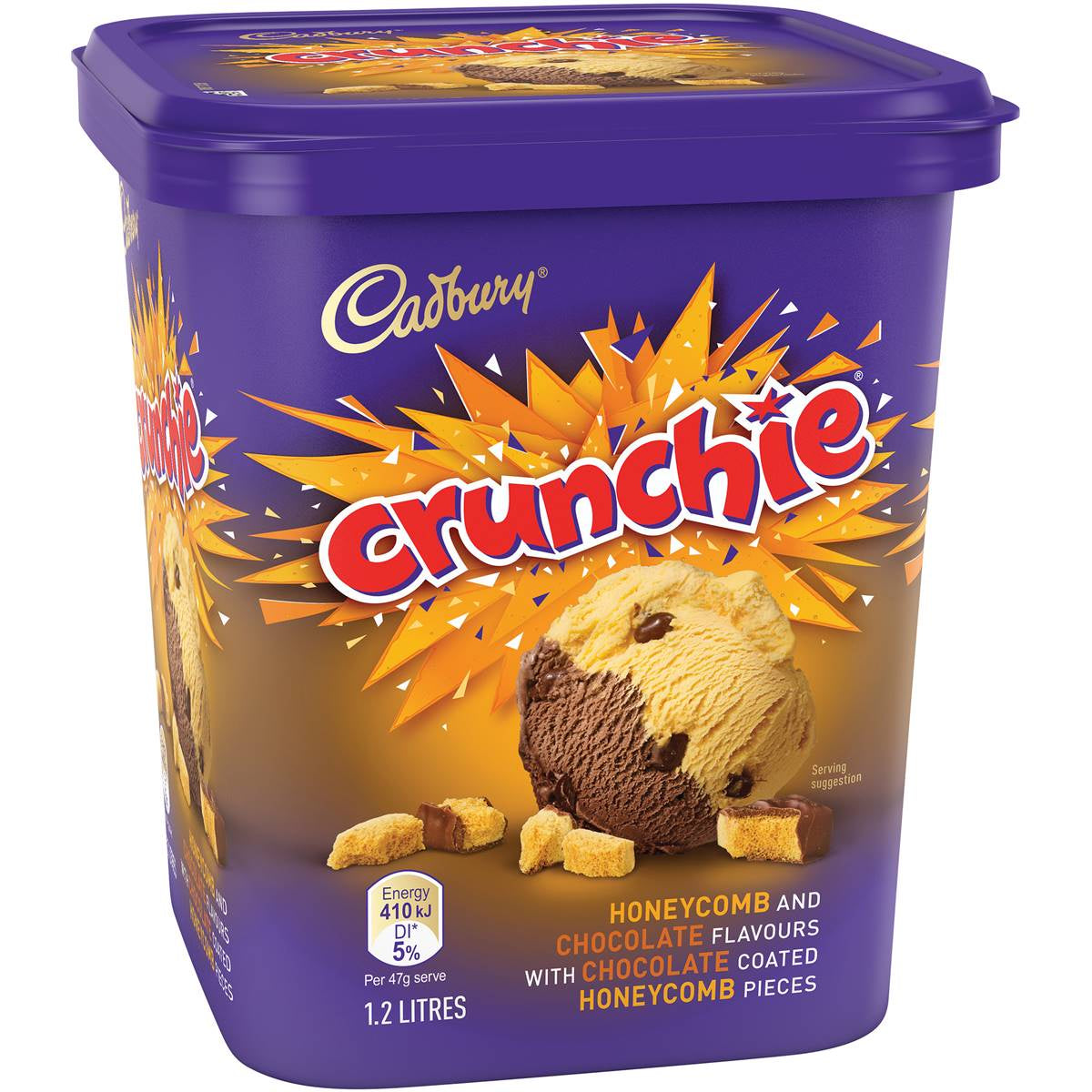 Cadbury Crunchie Ice Cream 1.2L