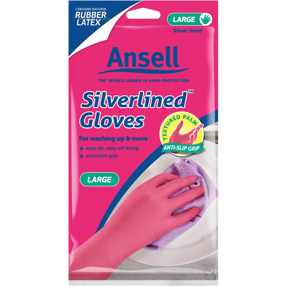 Ansell Silverlined Gloves Large 1 pair