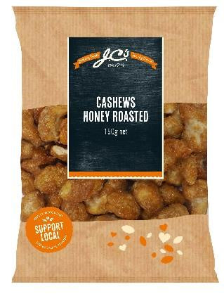 J.C's Cashews Honey Roasted 150g