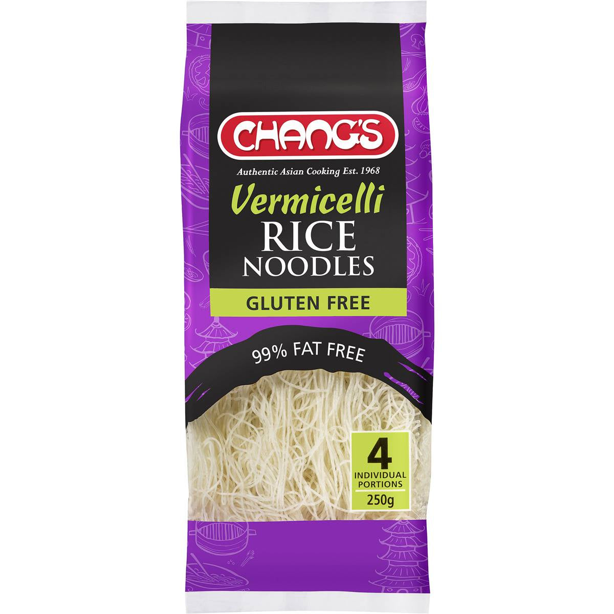 Chang's Vermicelli Rice Noodles Gluten Free 250g