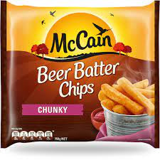 McCain Beer Batter Chips Chunky 750g