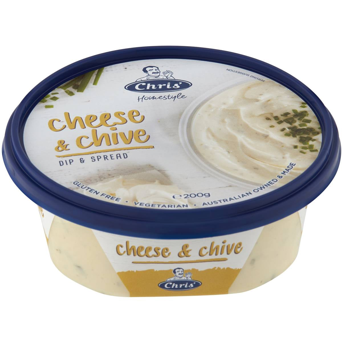 Chris' Cheese and Chive Dip 200g