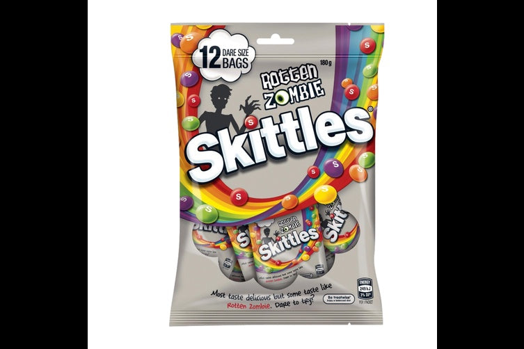 Skittles Share Pack Rotten Zombie  12 packs 180g