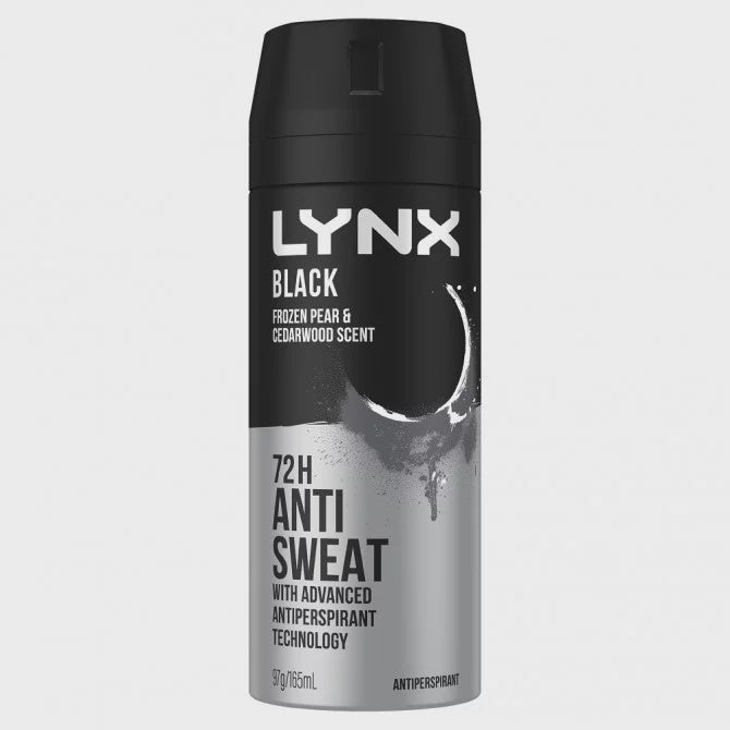 Lynx Antiperspirant Black 165mL