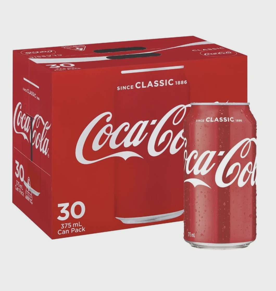 Coca Cola Classic 30 x 375mL