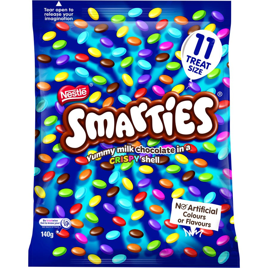 Nestle Smarties  11 Treat Size Packs 140g