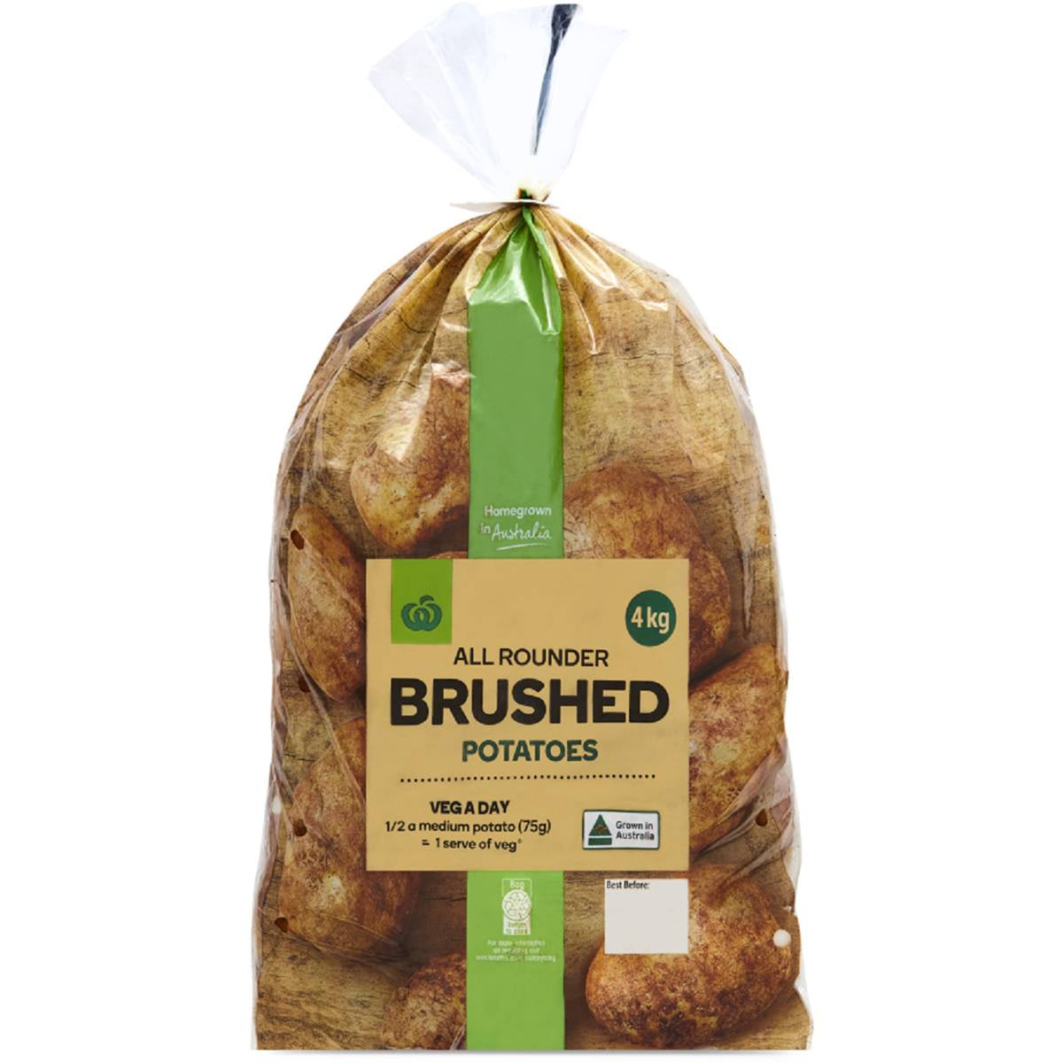 Brushed Potato 4kg Bag