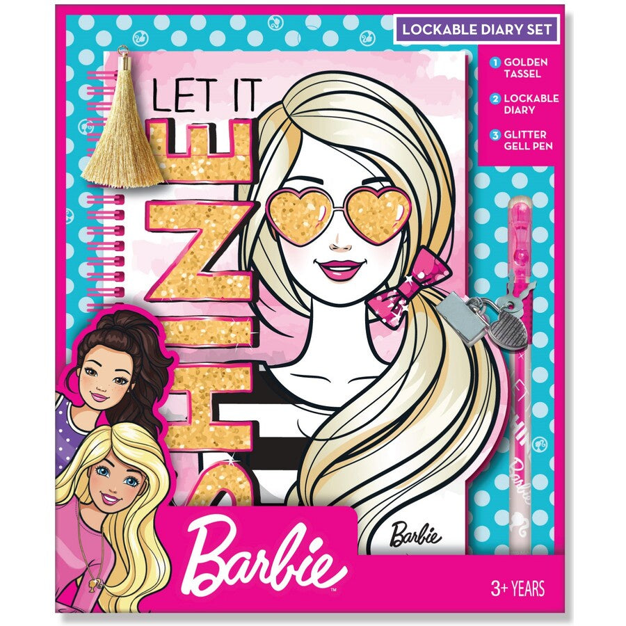 Barbie Lockable Secret Diary Set