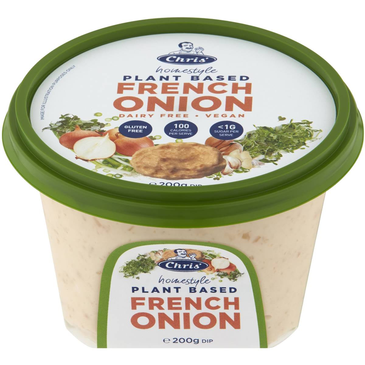 Chris' Homestyle French Onion Dip 200g