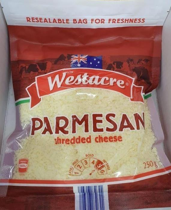 Westacre Parmesan Shredded Cheese 250g