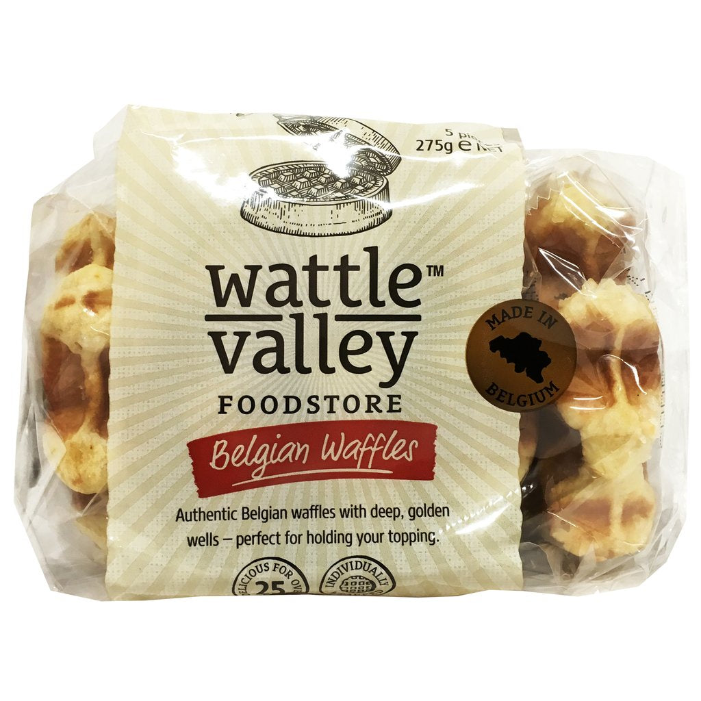 Wattle Valley Belgian Waffles 275g