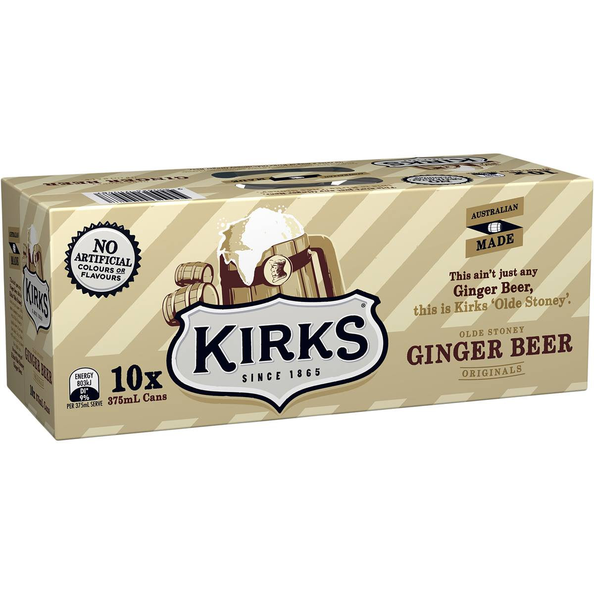 Kirks Ginger Beer 10 x 375ml