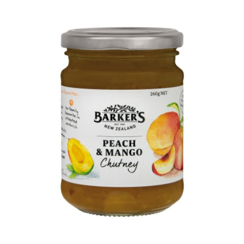 Barkers Peach and Mango Chutney 260g