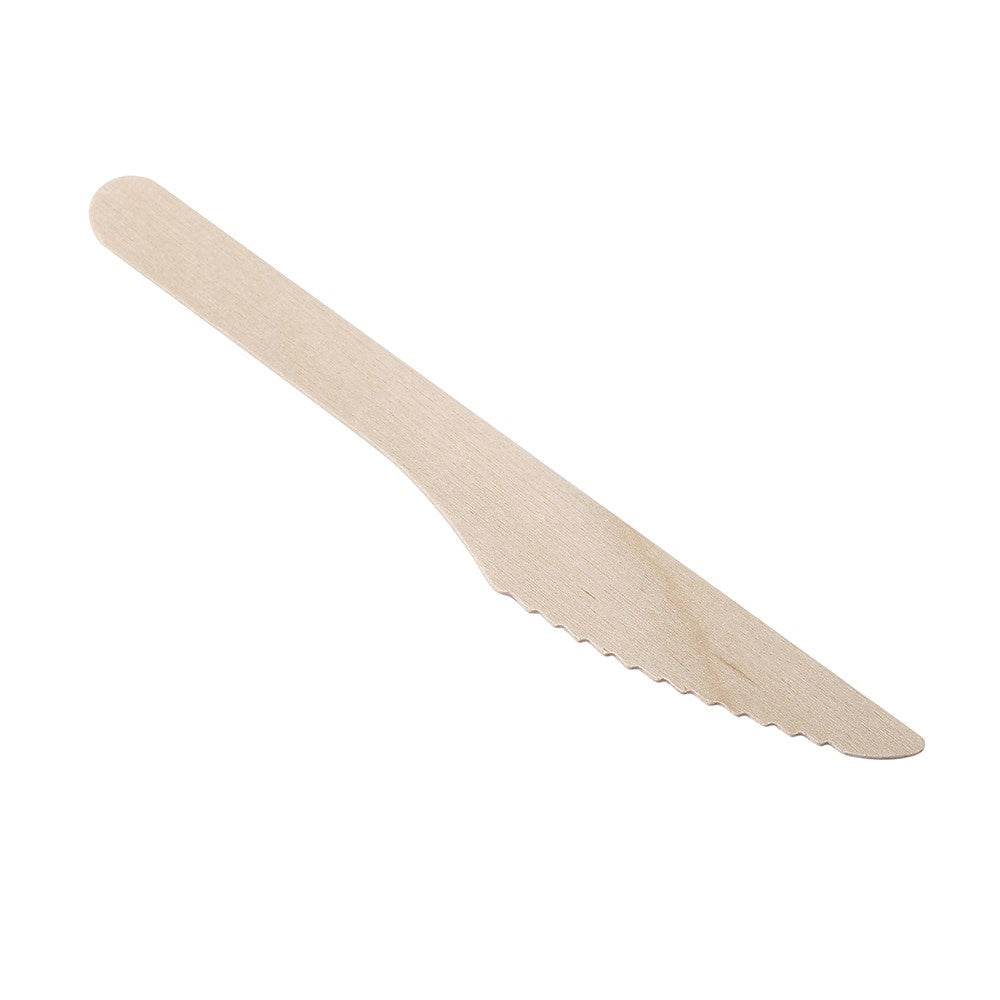 Lemon and Lime Eco Wooden Knives 16.5cm 12pk